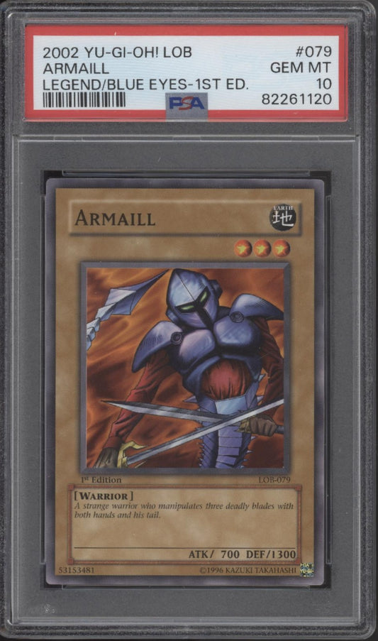 Armaill Yu-Gi-Oh! LOB 1st Edition #079 PSA 10 #1