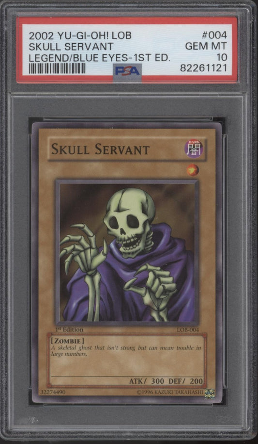 Skull Servant Yu-Gi-Oh! LOB 1st Edition #004 PSA 10
