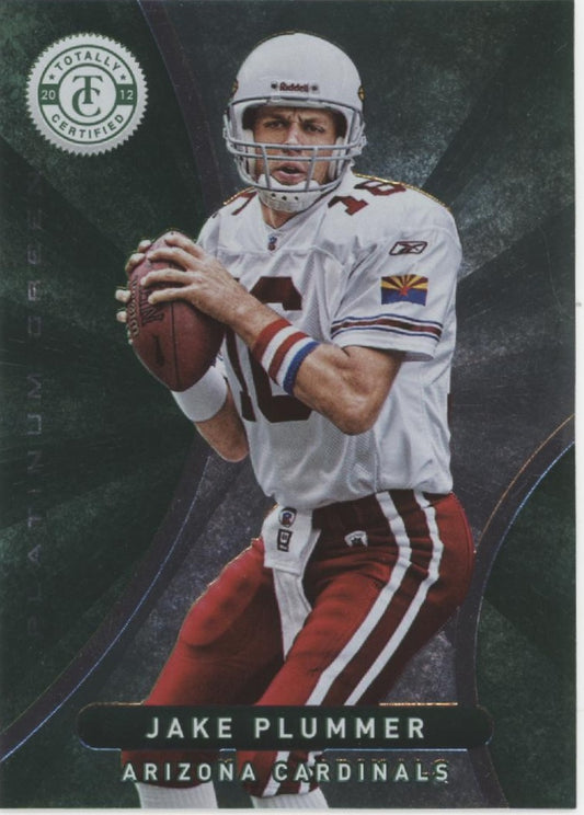 Jake Plummer 2012 Panini Totally Certified Platinum Green 5/5 #76