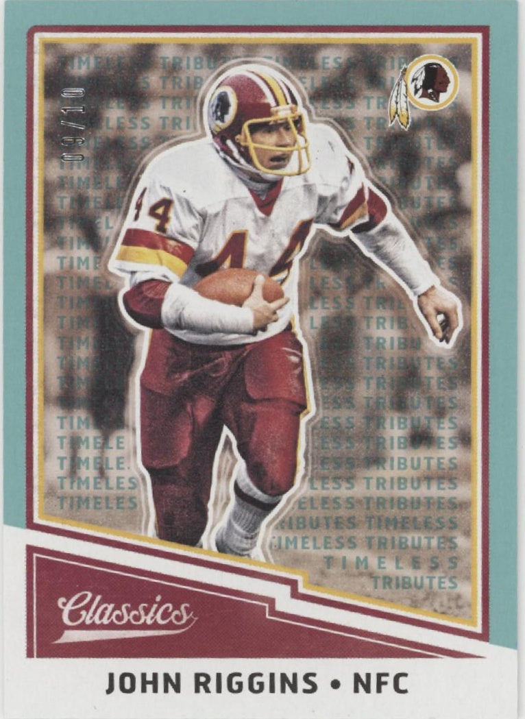 John Riggins 2017 Panini Classics Timeless Tributes 09/10 #151