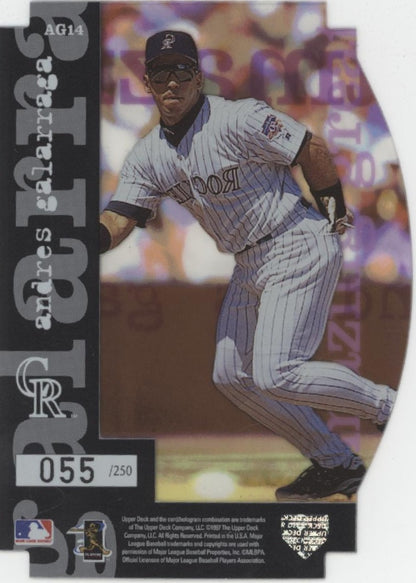 Andres Galarraga 1997 Upper Deck Amazing Greats Die-Cut 055/250 #AG14