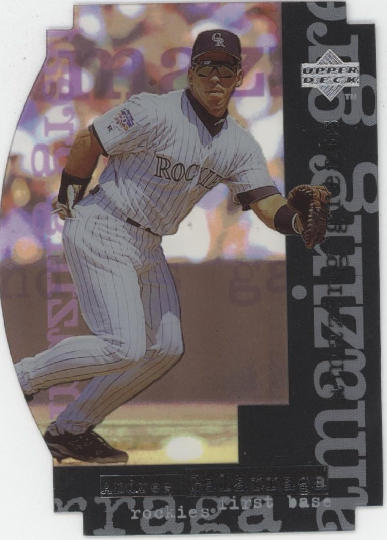 Andres Galarraga 1997 Upper Deck Amazing Greats Die-Cut 055/250 #AG14