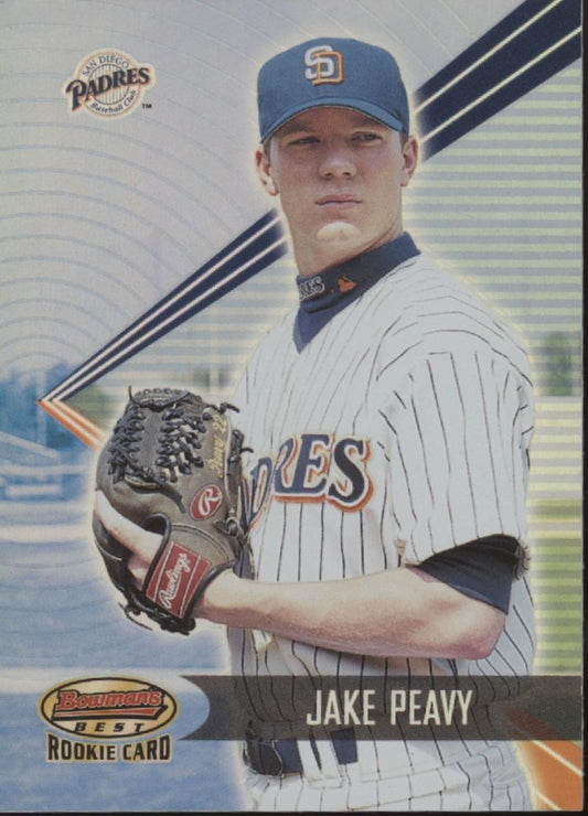 Jake Peavy 2001 Bowman's Best RC 1488/2999 #178