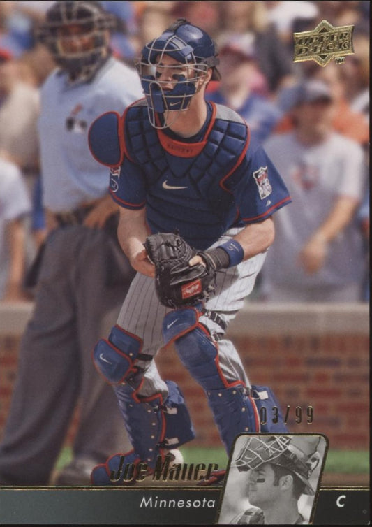 Joe Mauer 2010 Upper Deck Series 1 03/99 #306