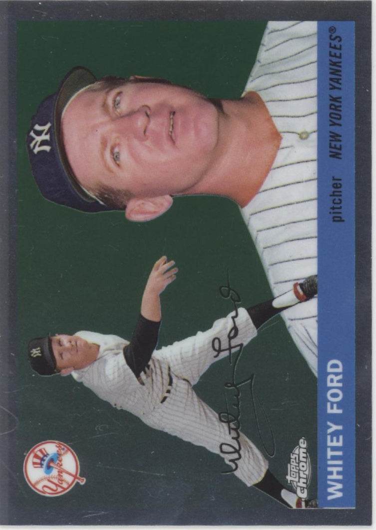 Whitey Ford 2025 Topps Chrome Platinum Anniversary #55NW-2