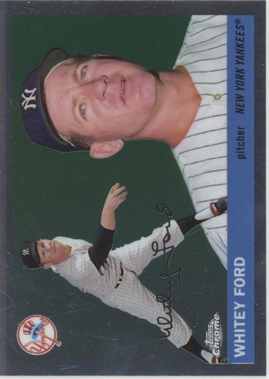 Whitey Ford 2025 Topps Chrome Platinum Anniversary #55NW-2