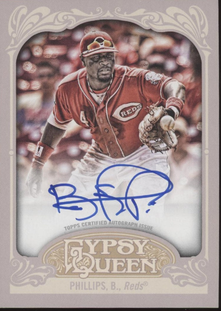 Brandon Phillips 2012 Topps Gypsy Queen Auto #GQA-BP