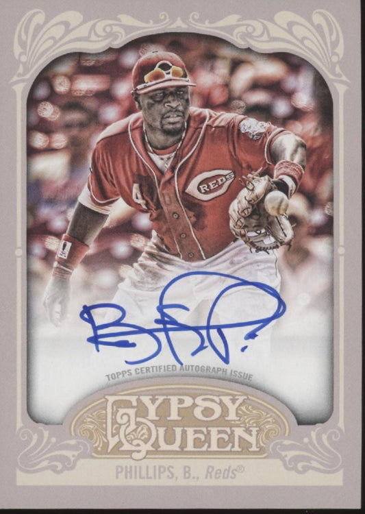 Brandon Phillips 2012 Topps Gypsy Queen Auto #GQA-BP