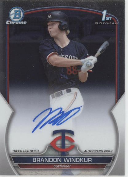 Brandon Winokur 2023 Bowman Chrome Auto #CDA-BWN