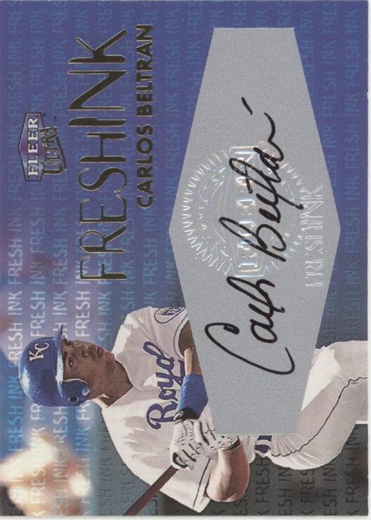 Carlos Beltran 1999 Fleer Ultra Fresh Ink Auto 204/975