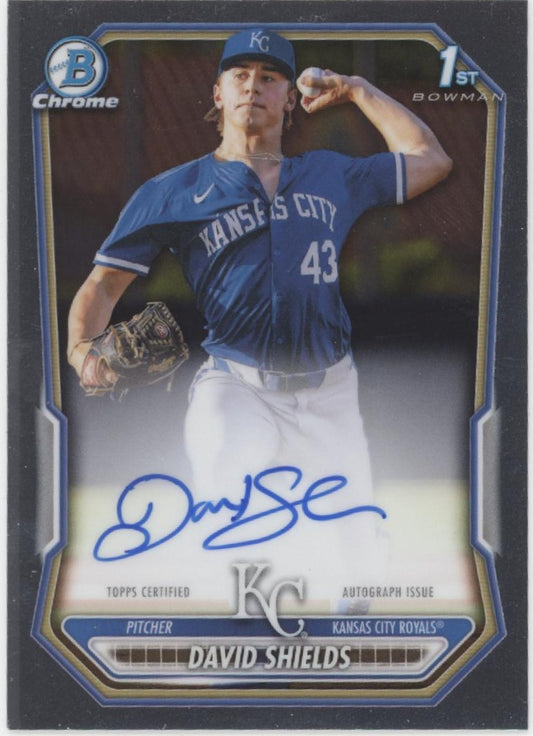 David Shields 2026 Bowman Chrome Auto #CPA-DSH