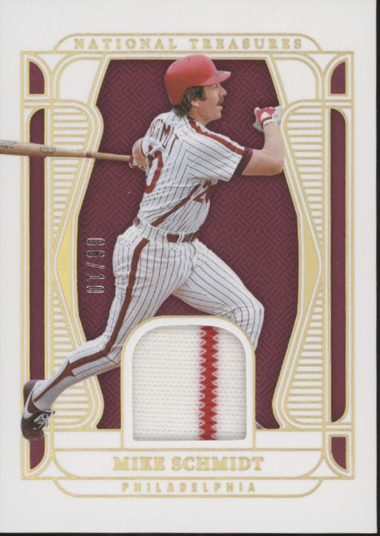 Mike Schmidt 2025 Panini National Treasures Swatch 06/10 #MT-MS