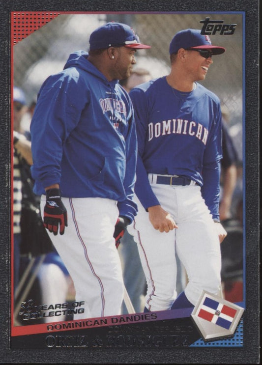 David Ortiz / Alex Rodriguez 2009 Topps Classic Combos 32/58 #UH270