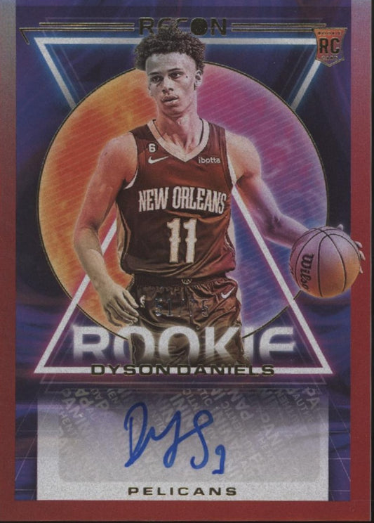 Dyson Daniels 2022-23 Panini Recon RC Auto 51/75 #RRS-DYD