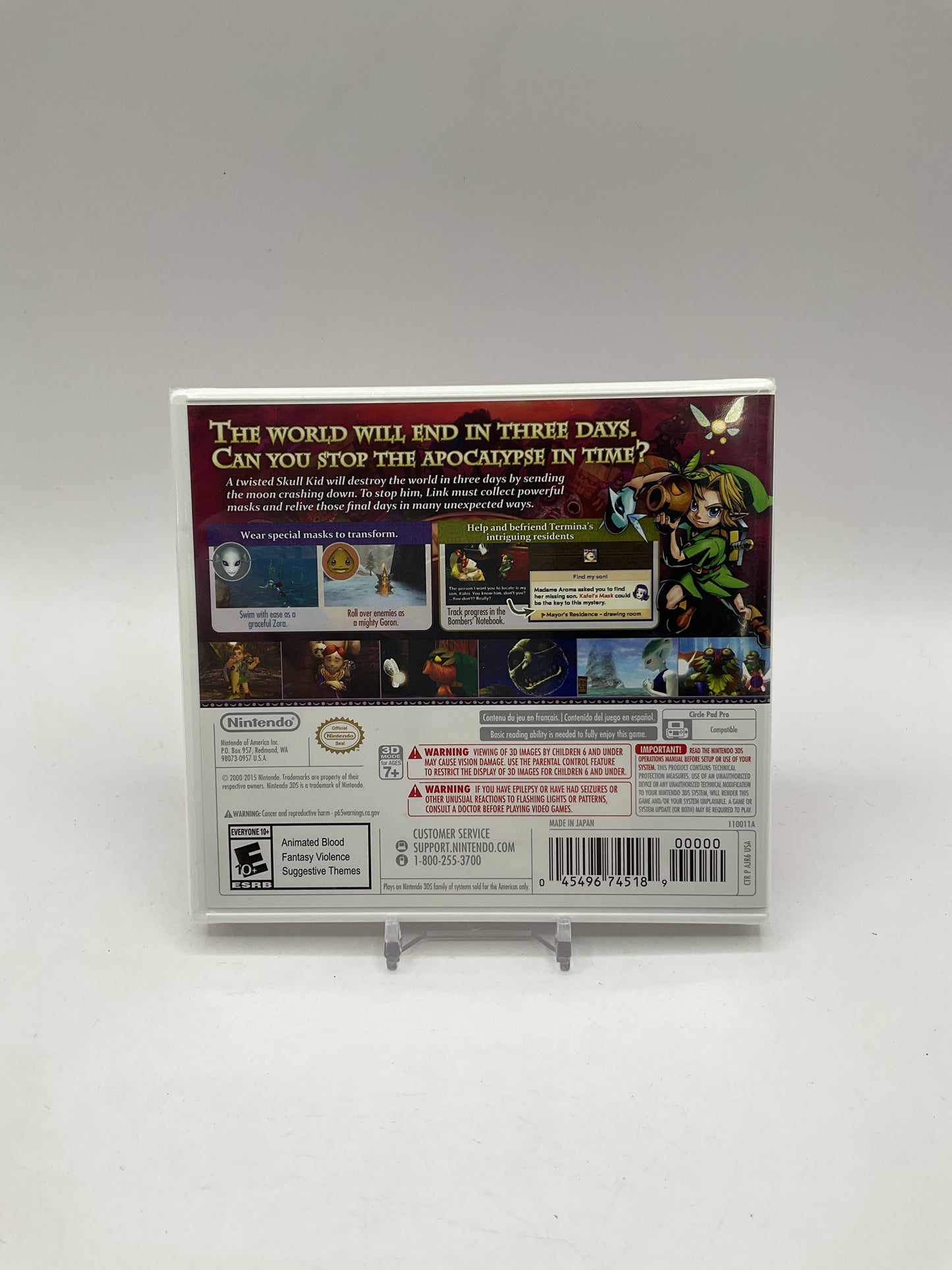 Zelda Majora's Mask 3D [Nintendo Selects] Nintendo 3DS Sealed