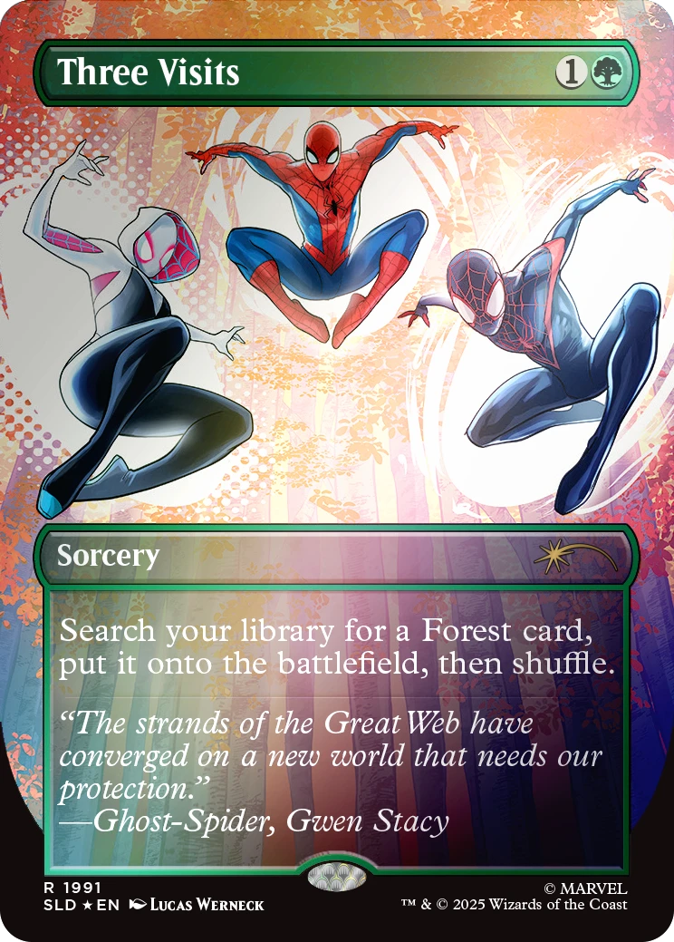 Magic the Gathering: Secret Lair x Marvel - Spider-Man: Heroic Deeds [Rainbow Foil]