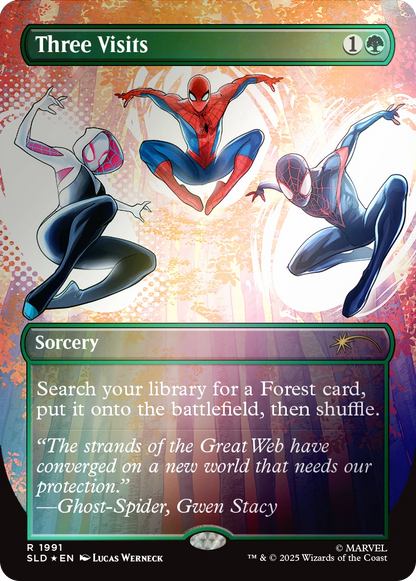 Magic the Gathering: Secret Lair x Marvel - Spider-Man: Heroic Deeds [Rainbow Foil]