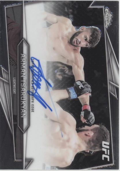 Arman Tsarukyan 2026 Topps Chrome Auto #BAV-AT