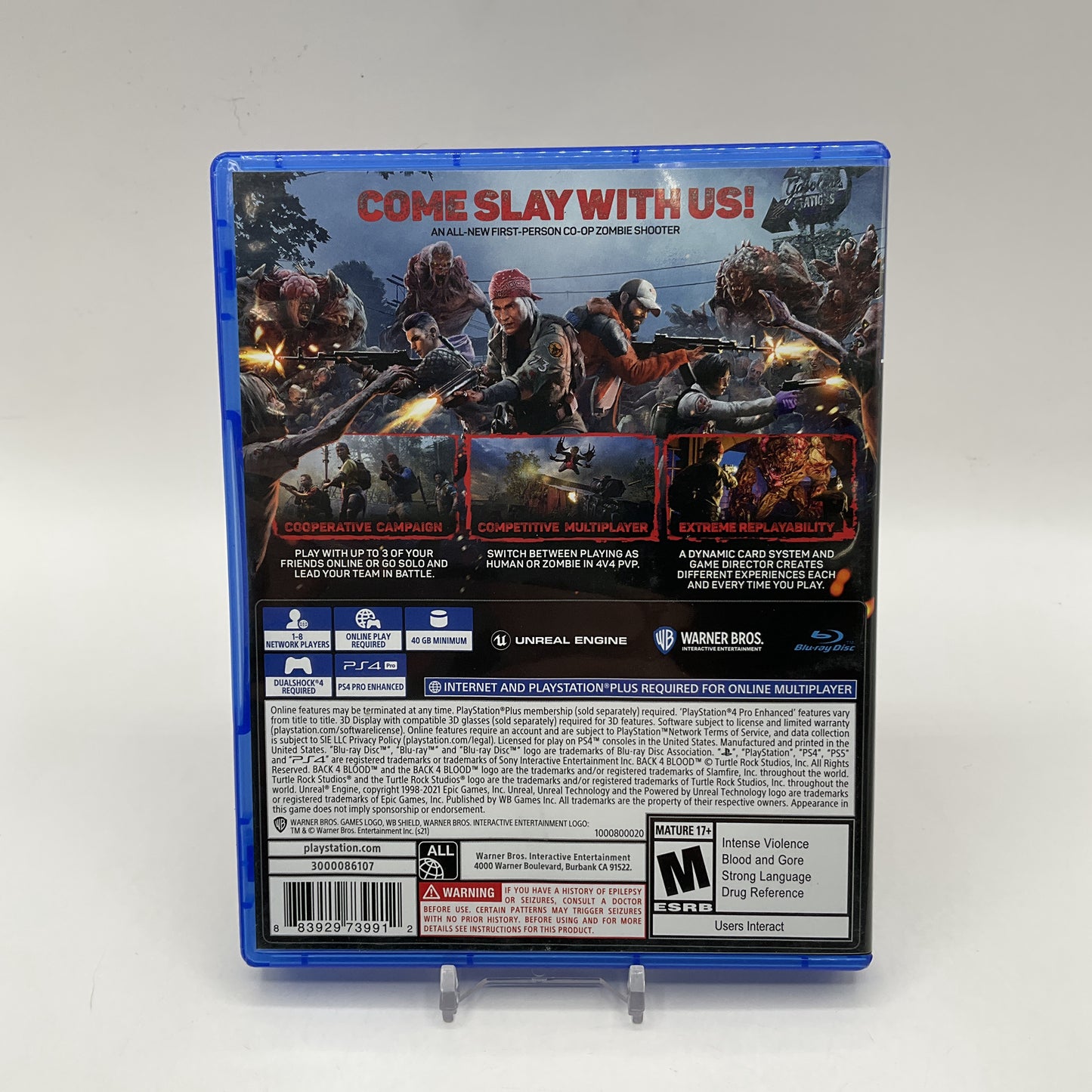 Back 4 Blood Playstation 4 Used