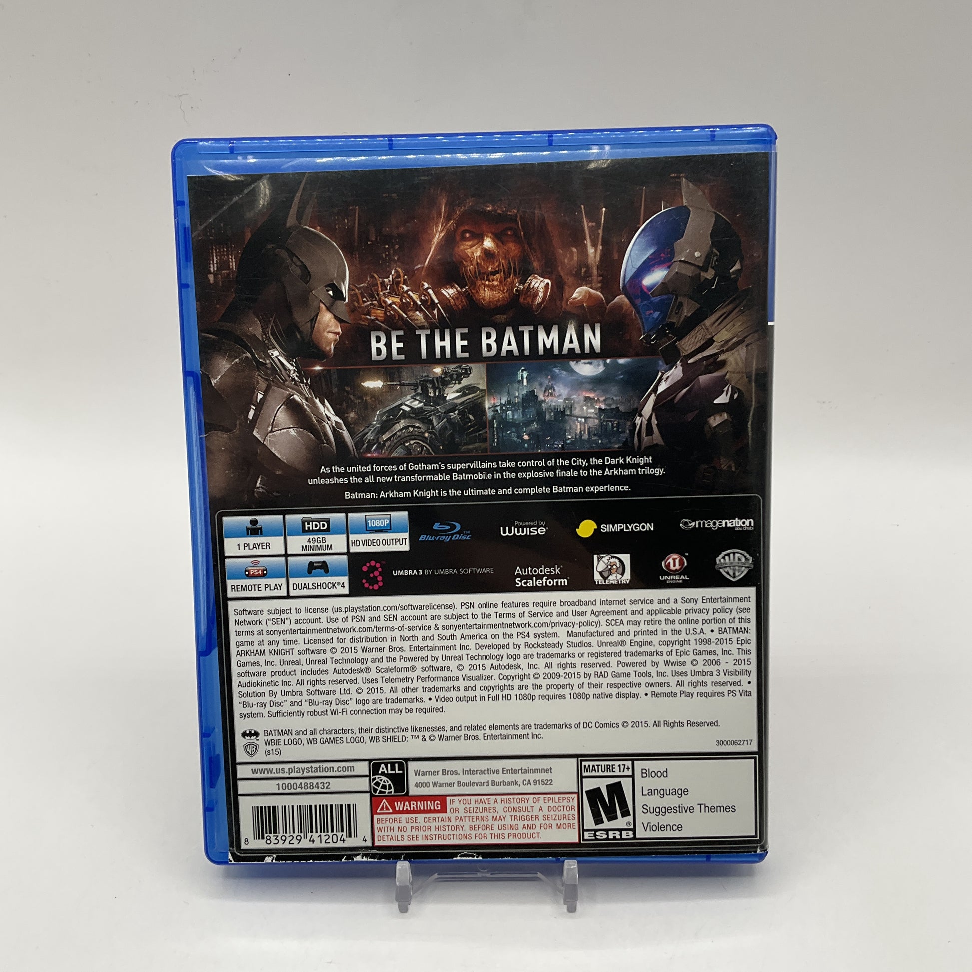 Batman: Arkham Knight Playstation 4 Used