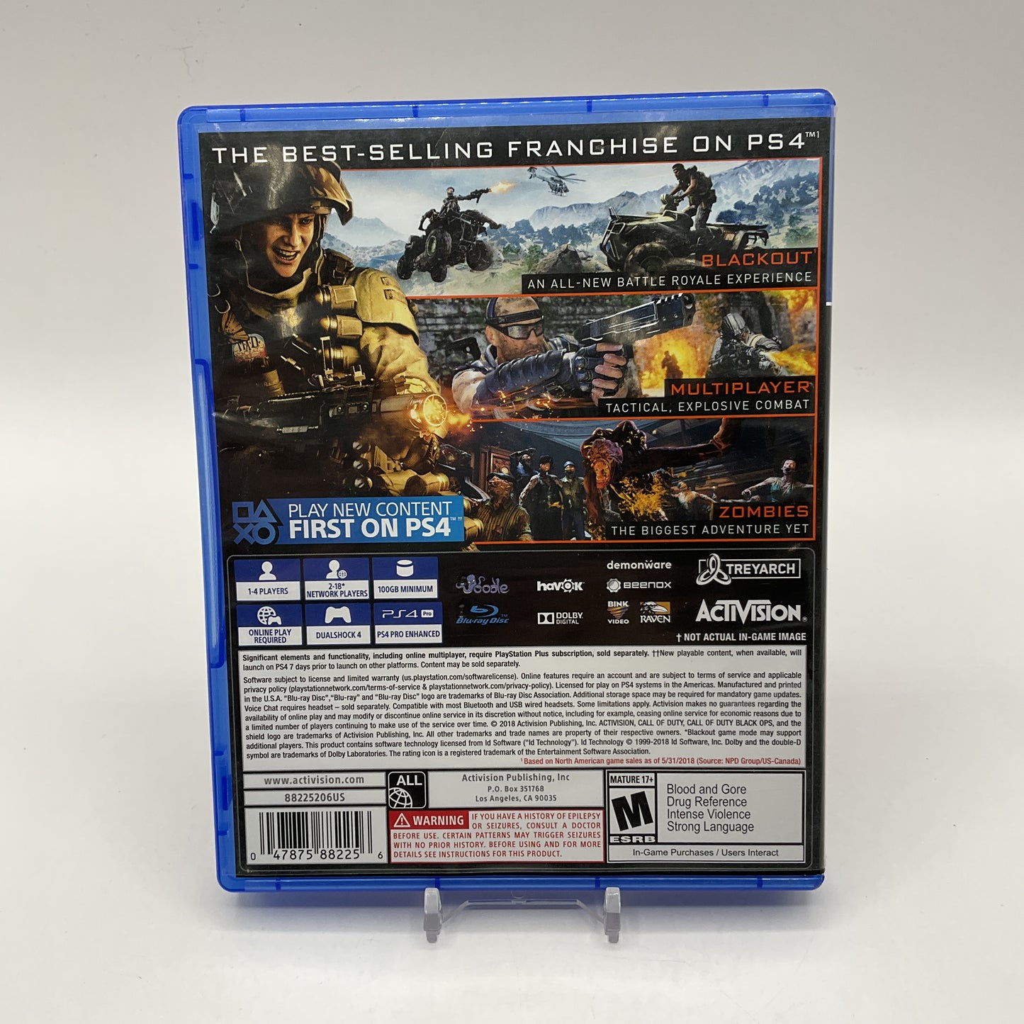 Call of Duty: Black Ops 4 Playstation 4 Used