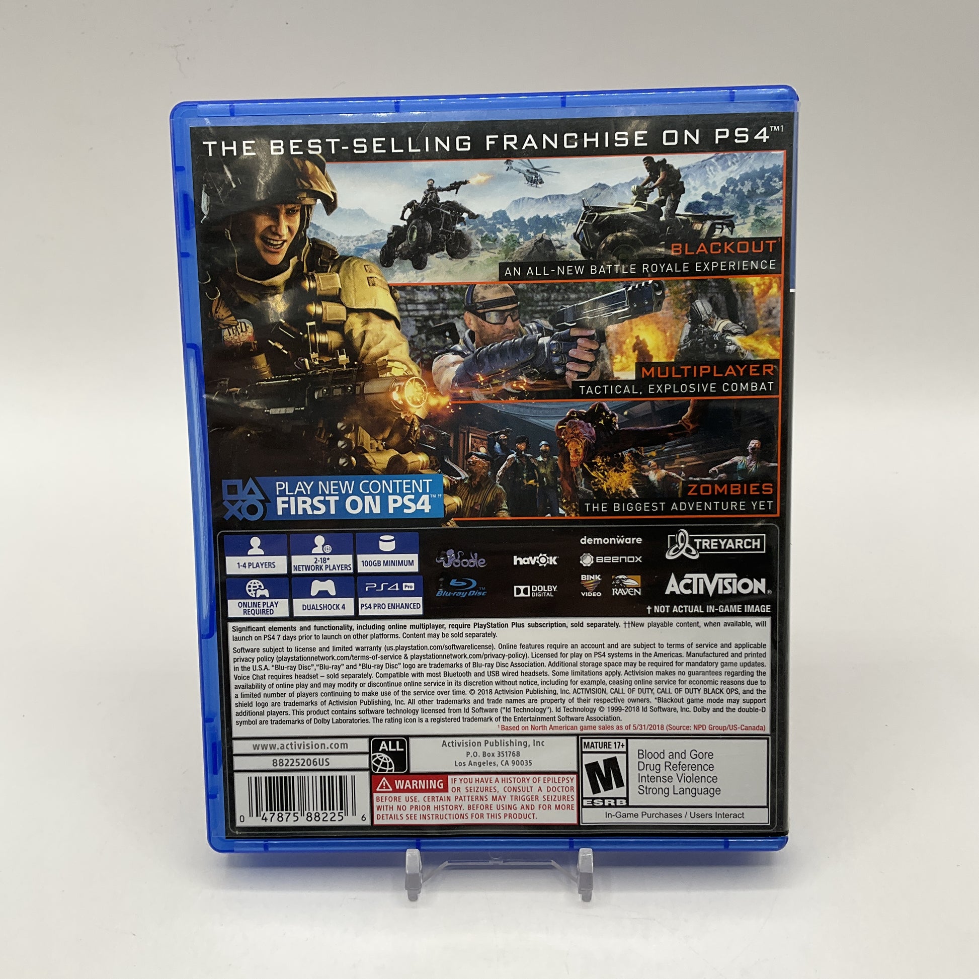Call of Duty: Black Ops 4 Playstation 4 Used