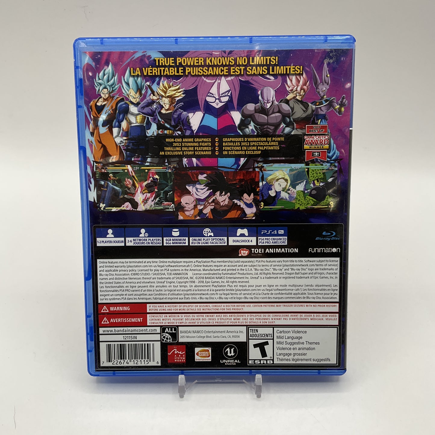 Dragon Ball FighterZ Playstation 4 Used