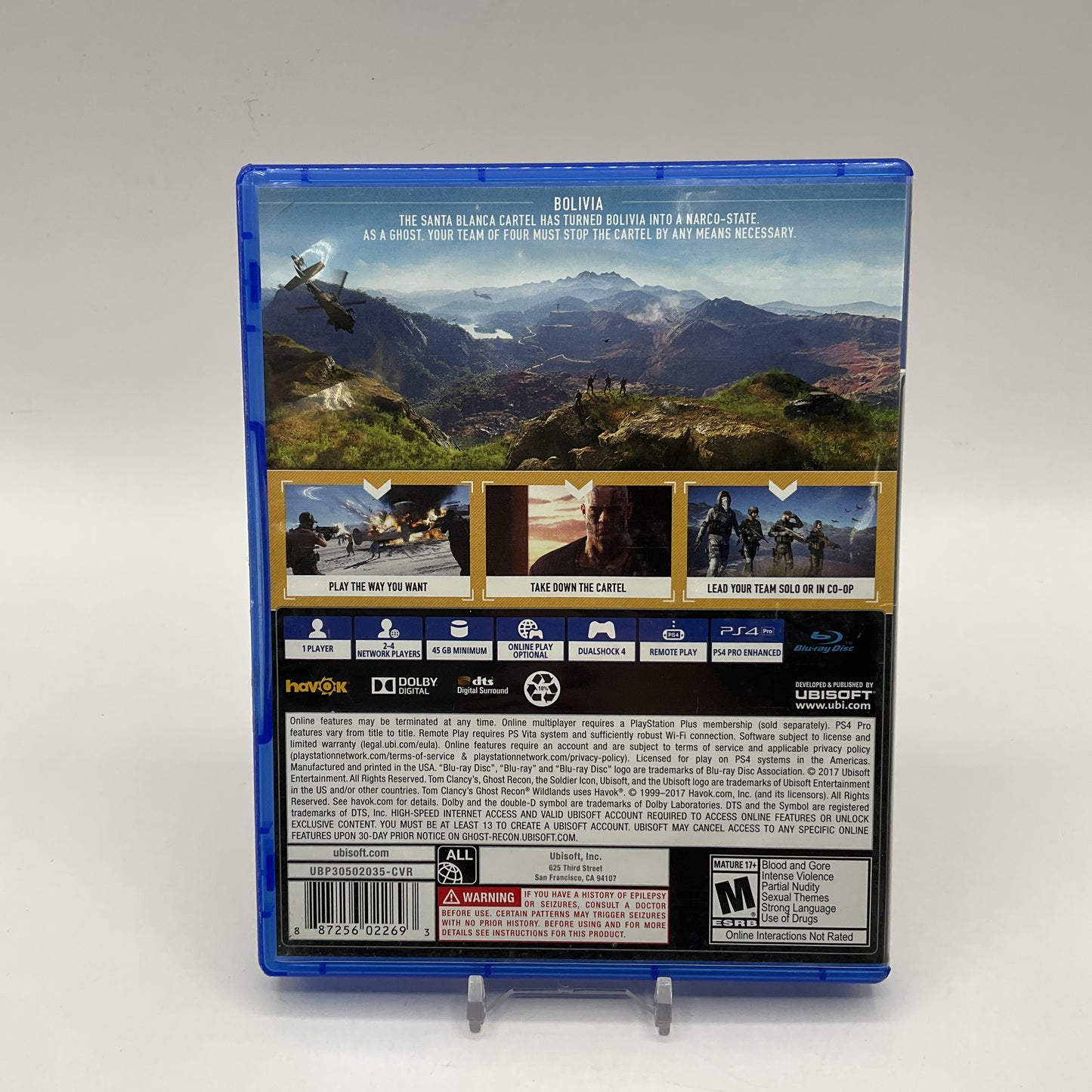 Ghost Recon Wildlands Playstation 4 Used