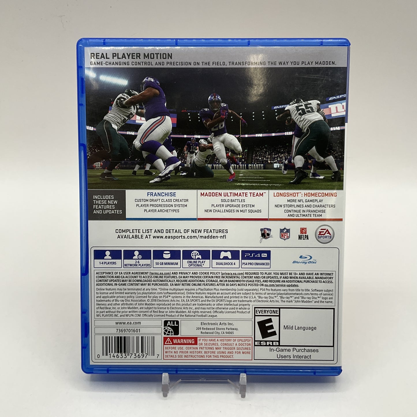 Madden NFL 19 Playstation 4 Used