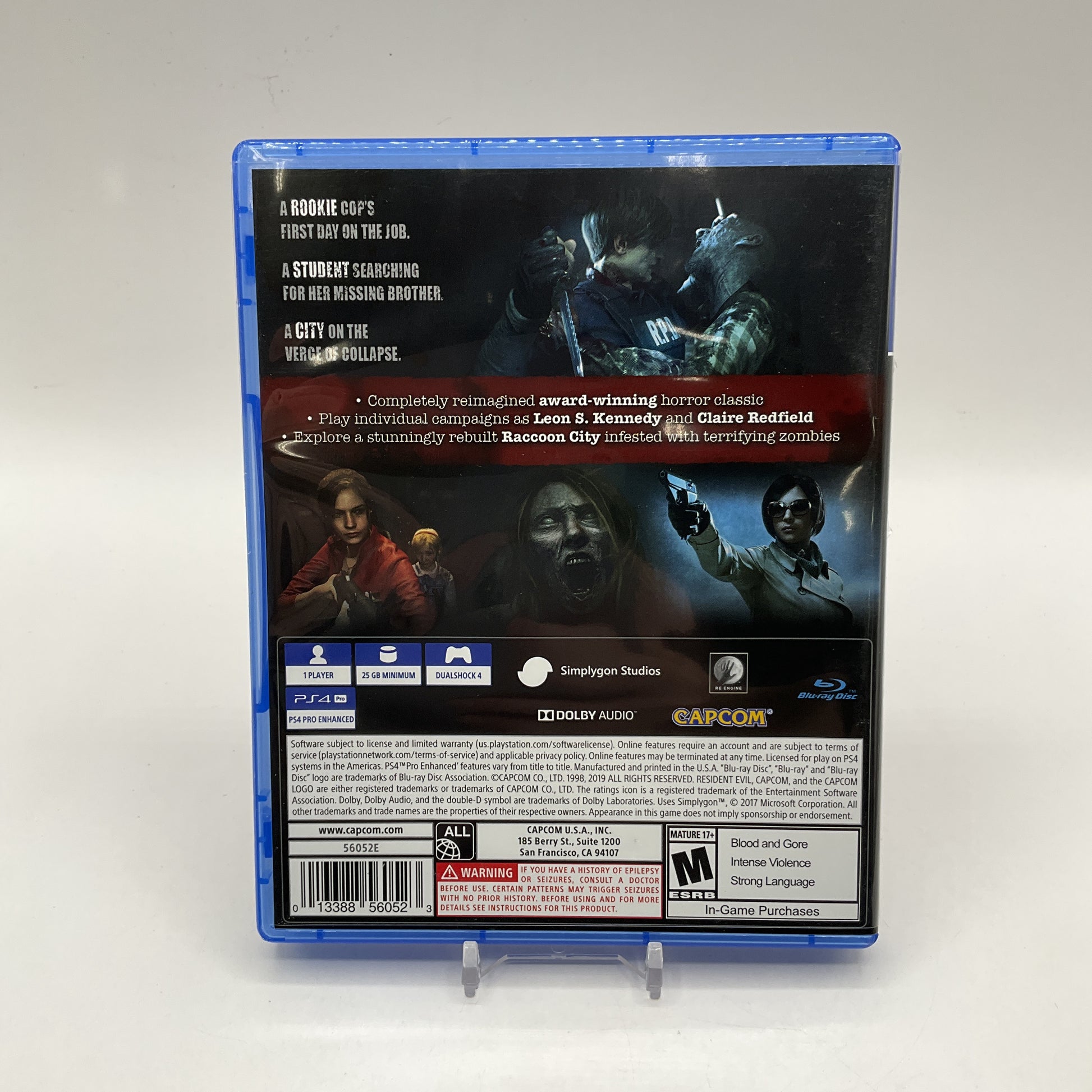 Resident Evil 2 Playstation 4 Used