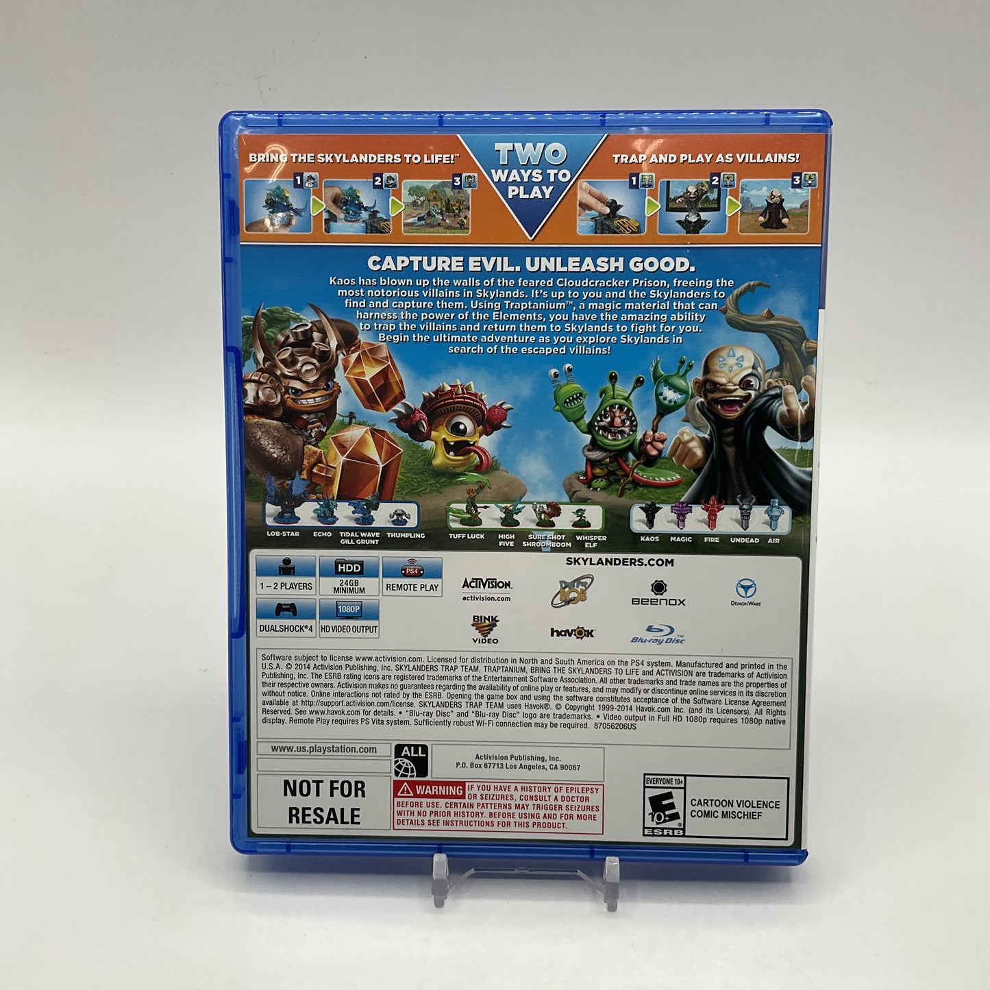 Skylanders Trap Team Playstation 4 Used
