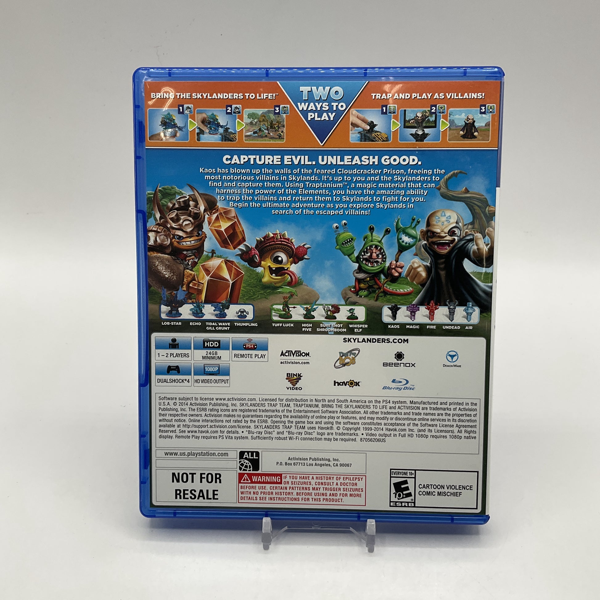 Skylanders Trap Team Playstation 4 Used