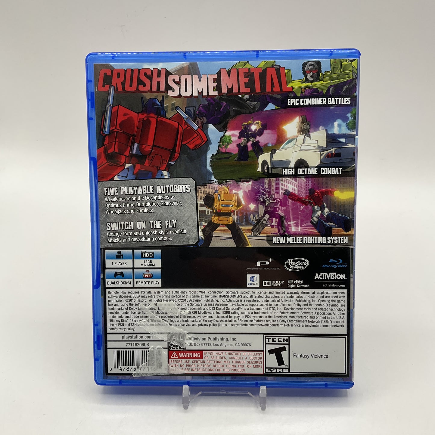 Transformers: Devastation Playstation 4 Used