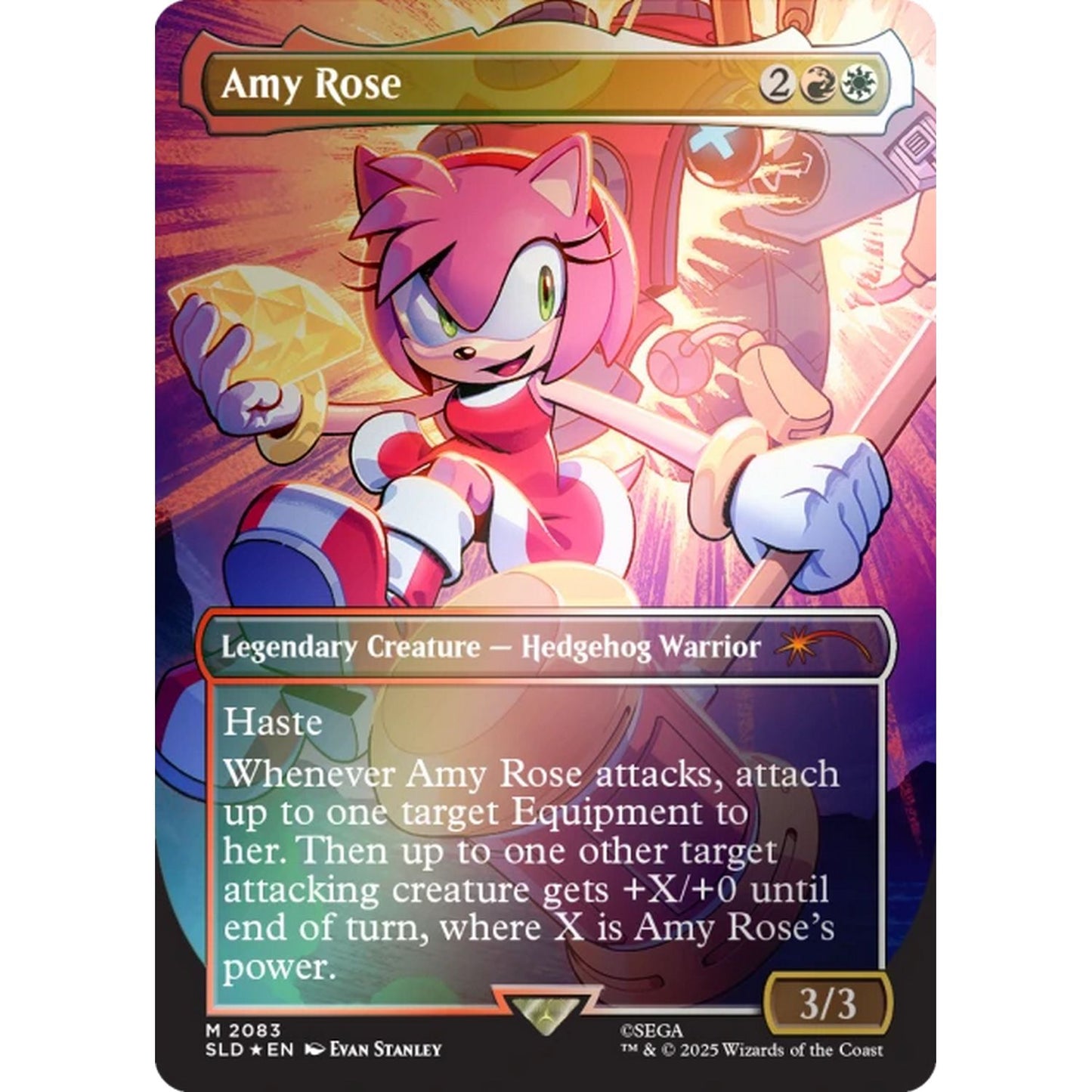 Magic the Gathering: Secret Lair X Sonic Friends & Foes [Rainbow Foil]