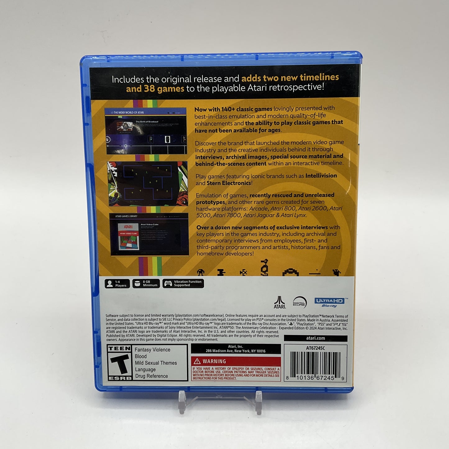 Atari 50: The Anniversary Celebration Expanded Edition Playstation 5 Used