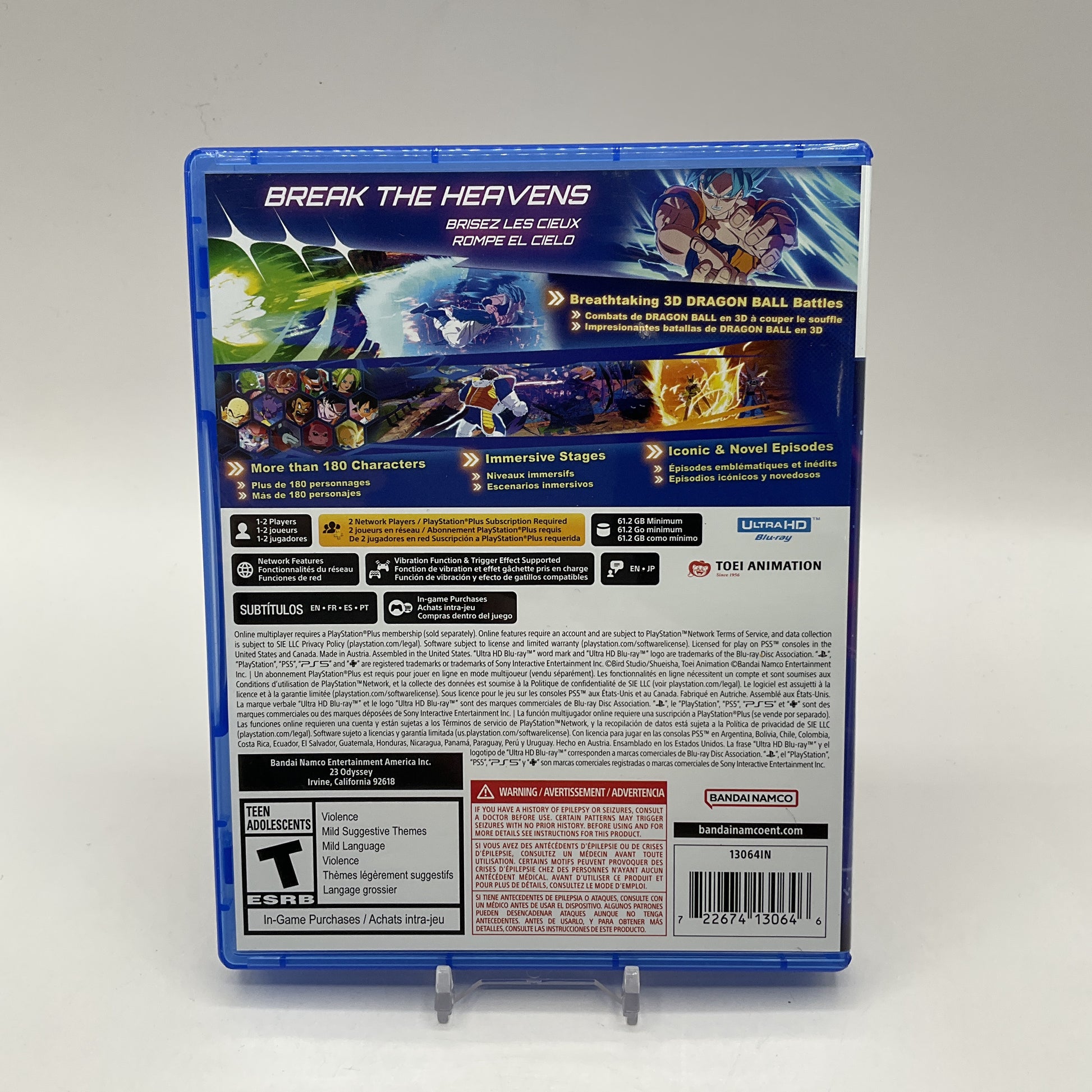 Dragon Ball: Sparking Zero Playstation 5 Used