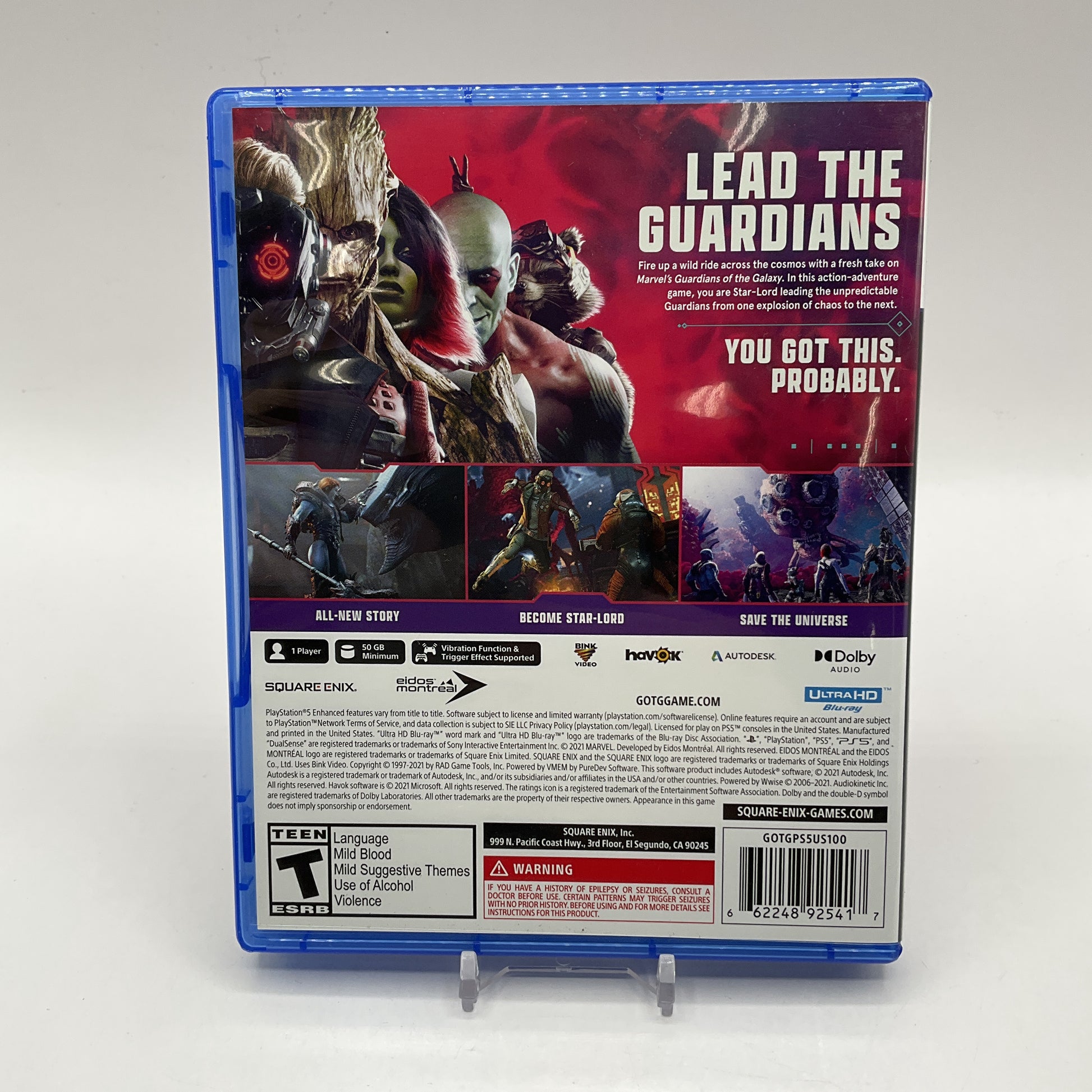 Marvel's Guardians of the Galaxy Playstation 5 Used