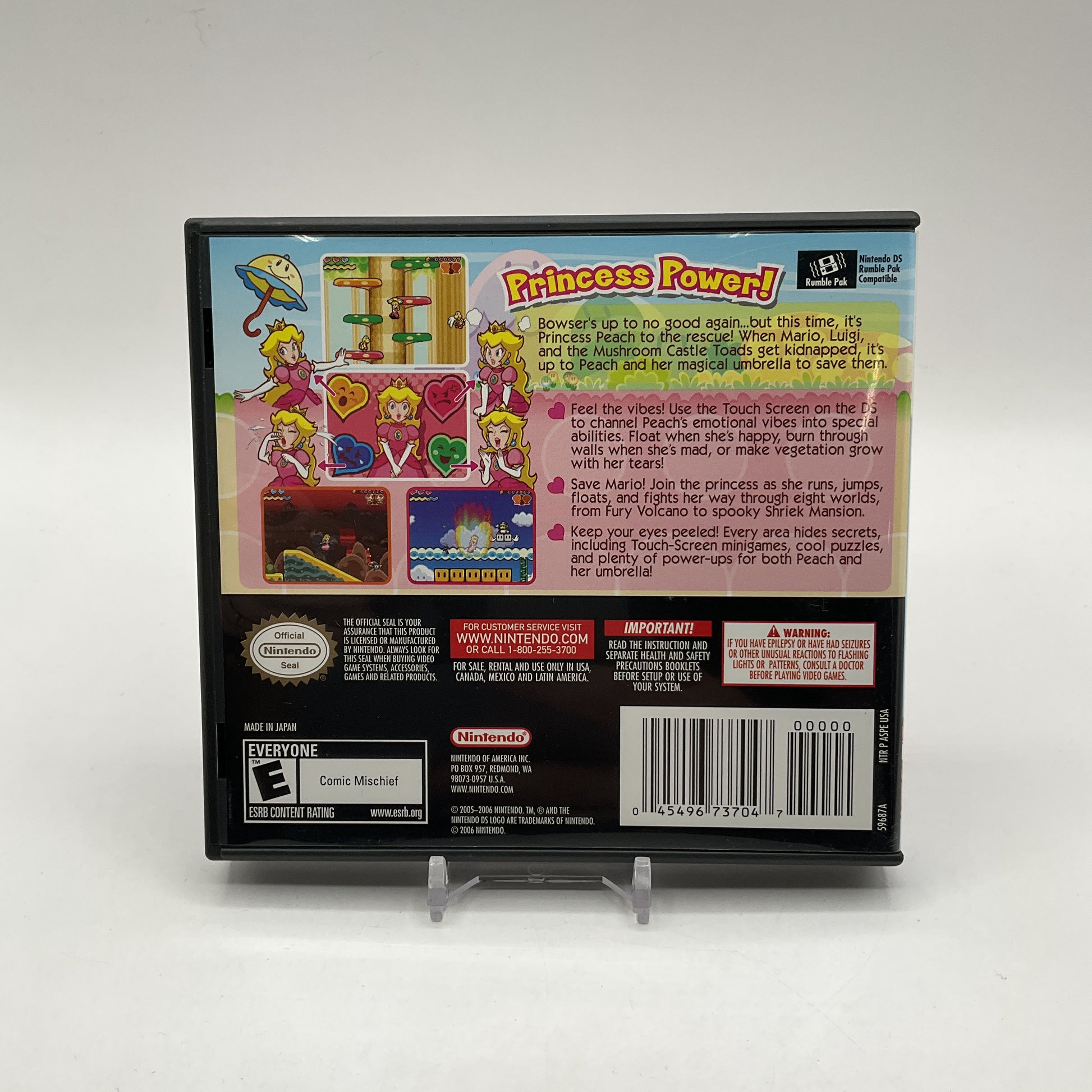 Super Princess Peach Nintendo DS Used