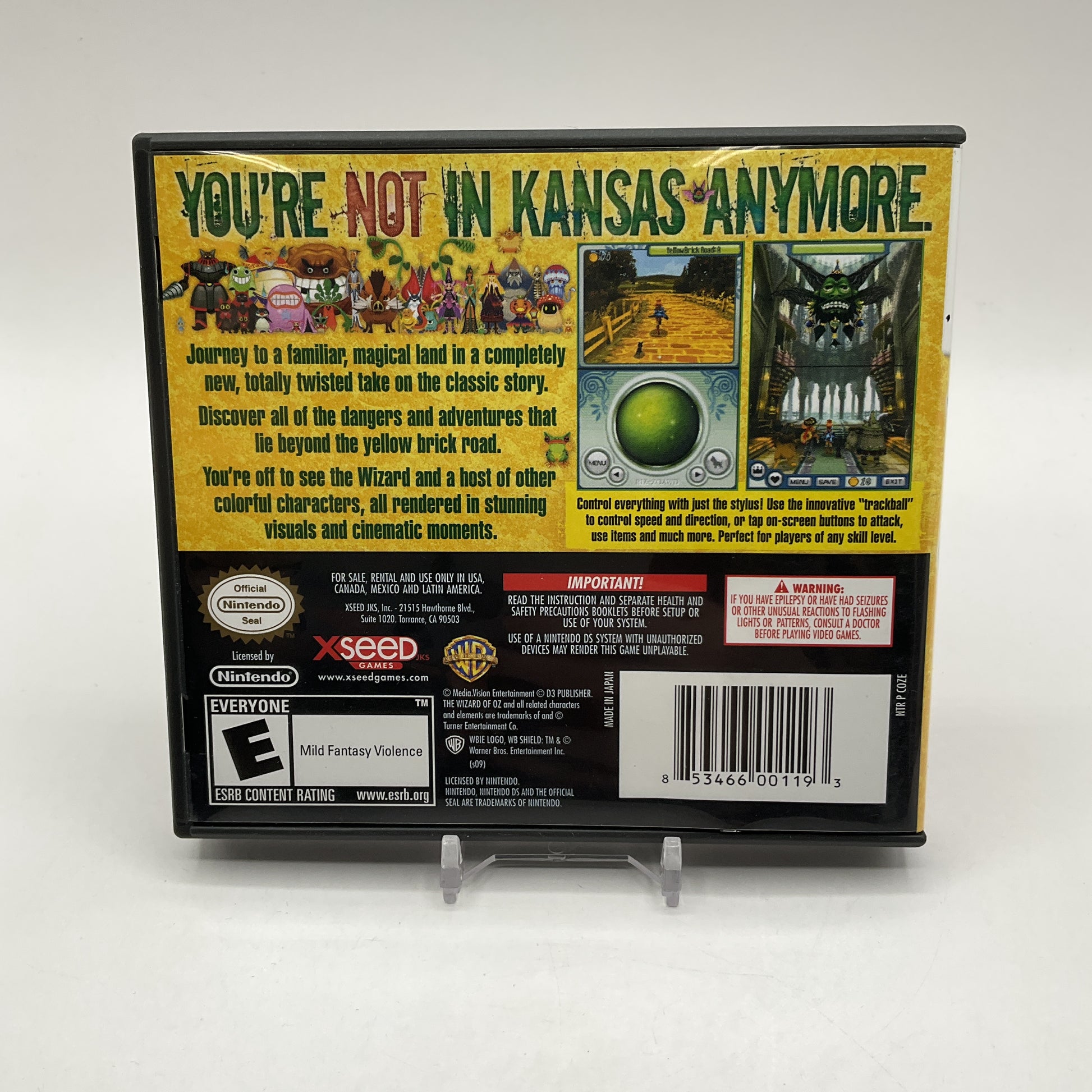 The Wizard of Oz: Beyond the Yellow Brick Road Nintendo DS Used
