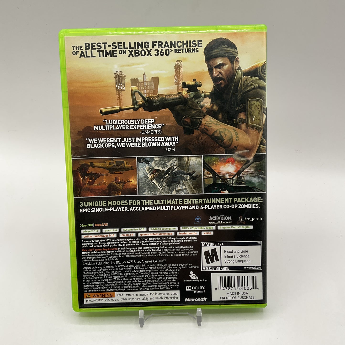 Call of Duty Black Ops Xbox 360 Used #4