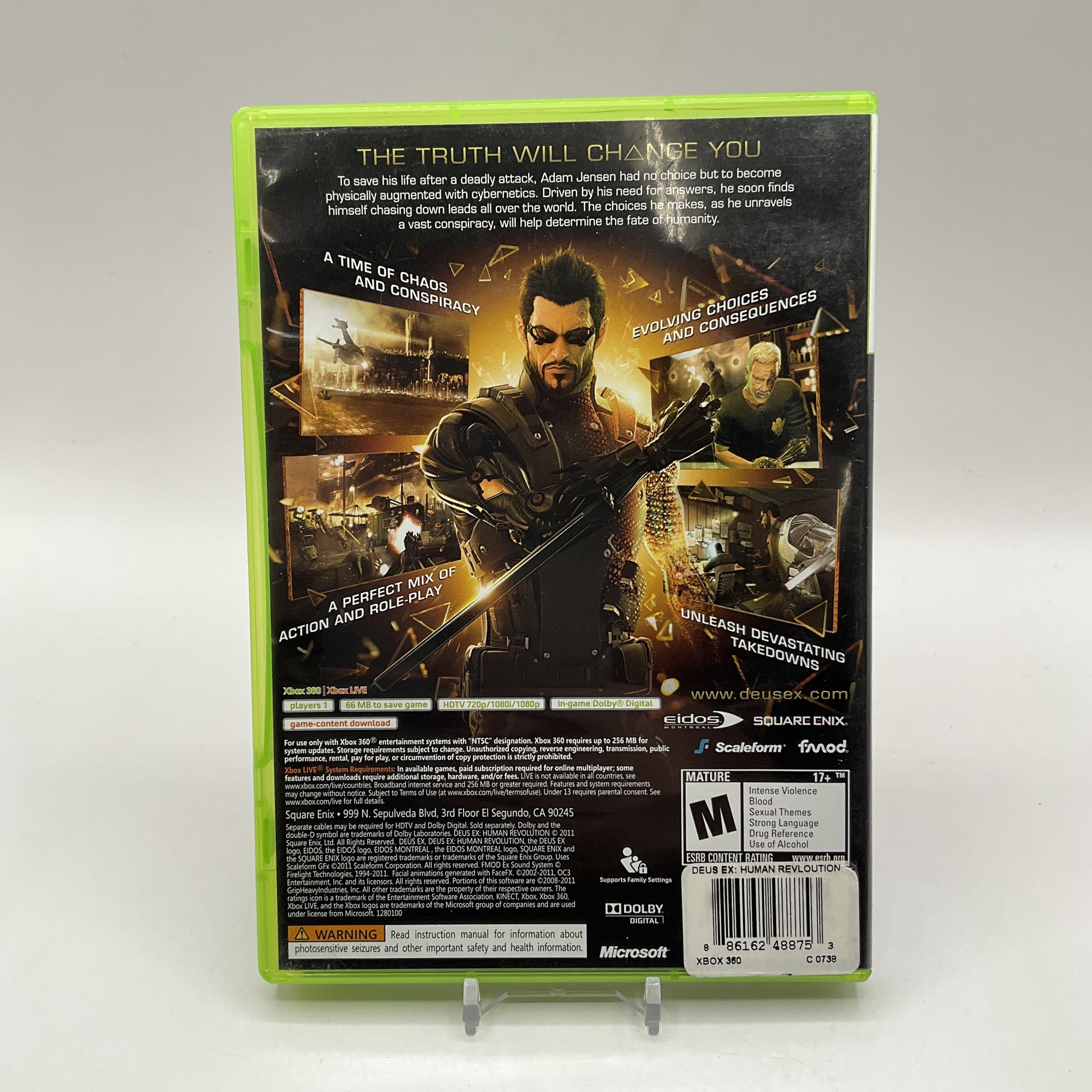 Deus Ex: Human Revolution Xbox 360 Used