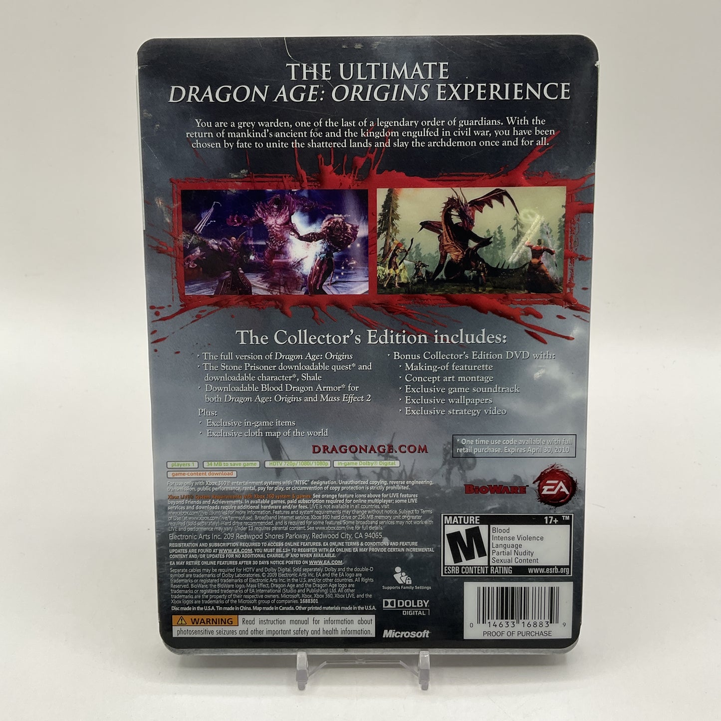 Dragon Age: Origins [Collector's Edition] Xbox 360 Used