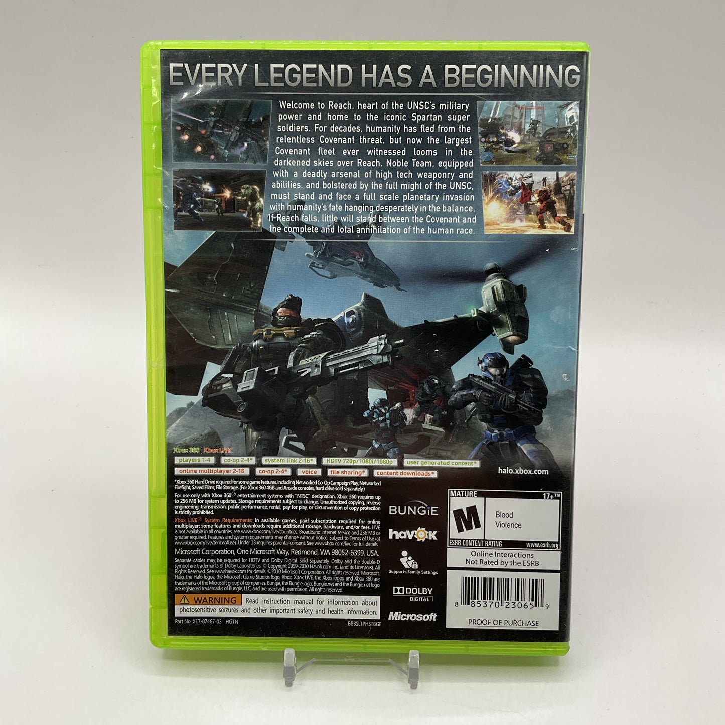 Halo: Reach Xbox 360 Used #2