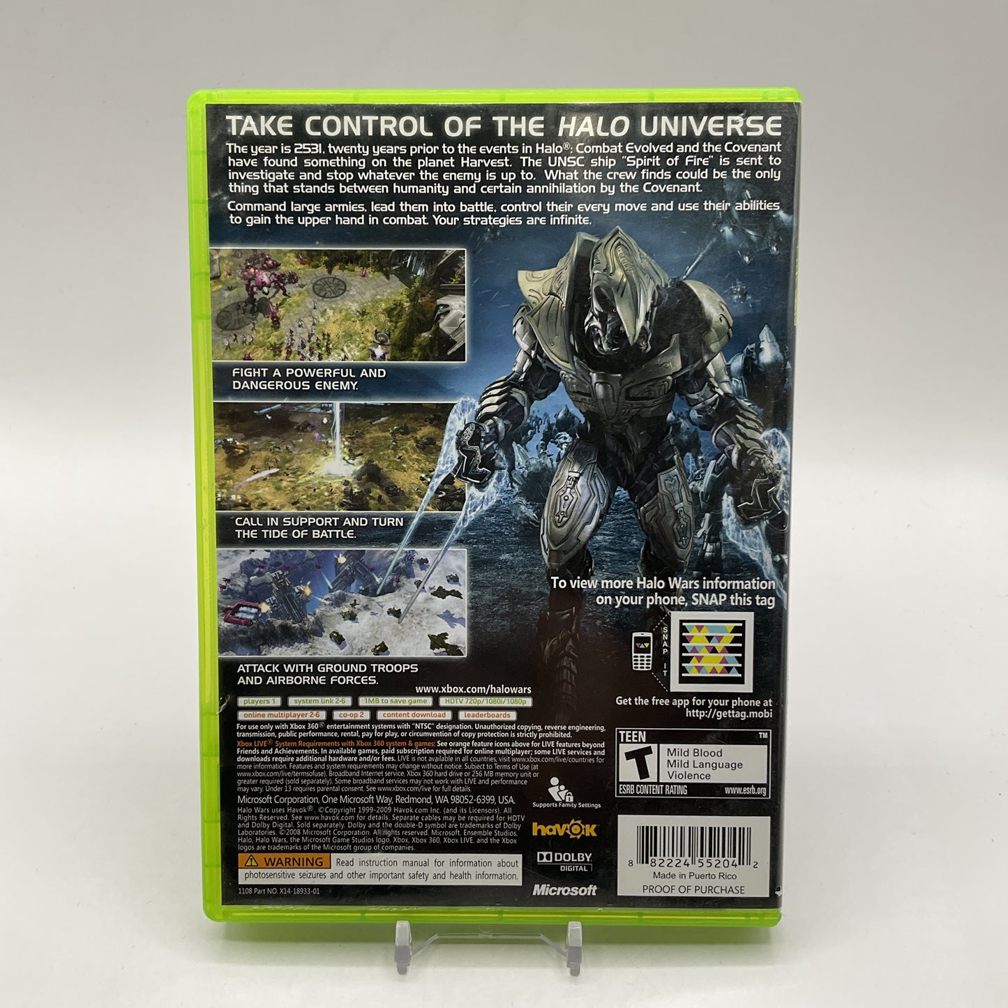 Halo Wars Xbox 360 Used