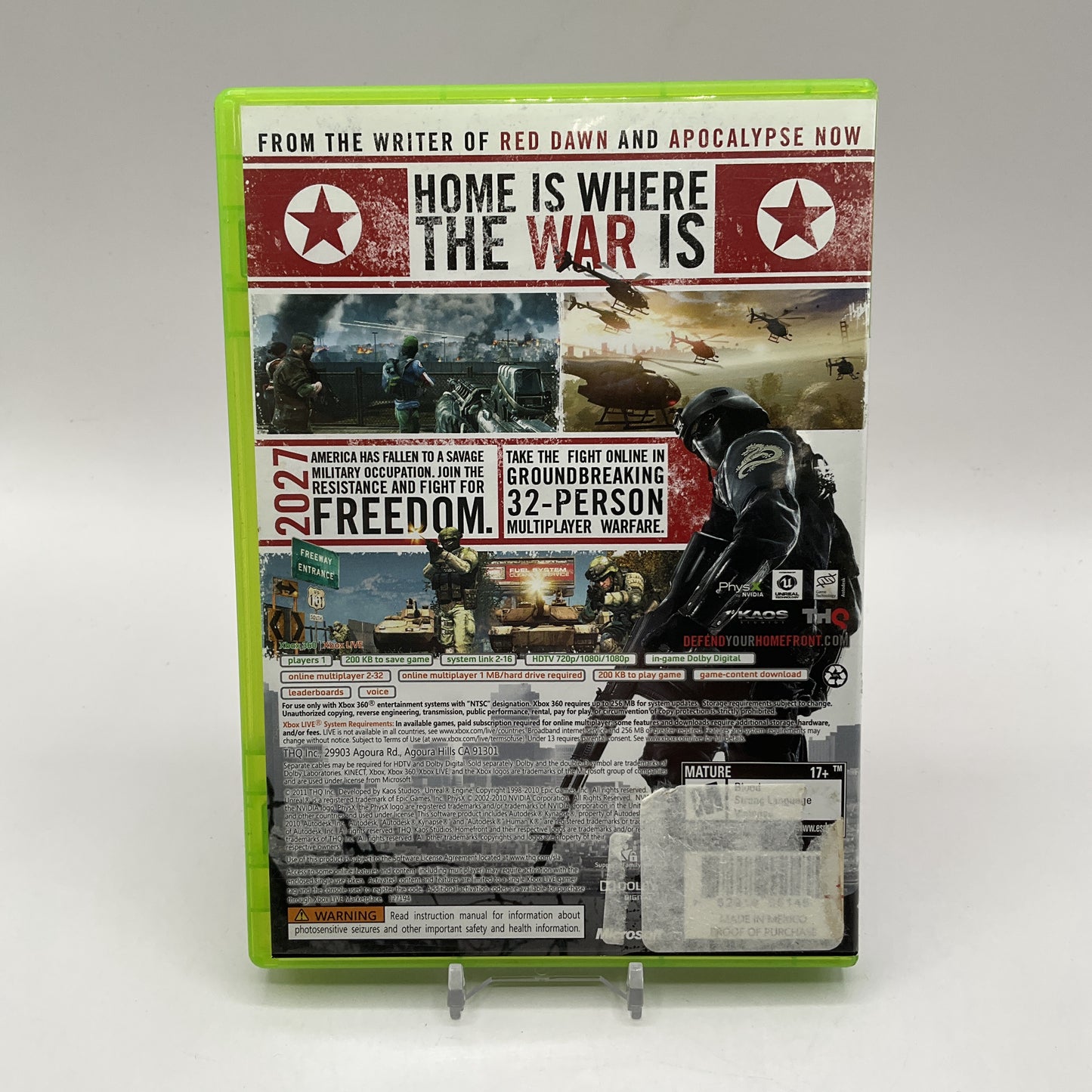 Homefront Xbox 360 Used