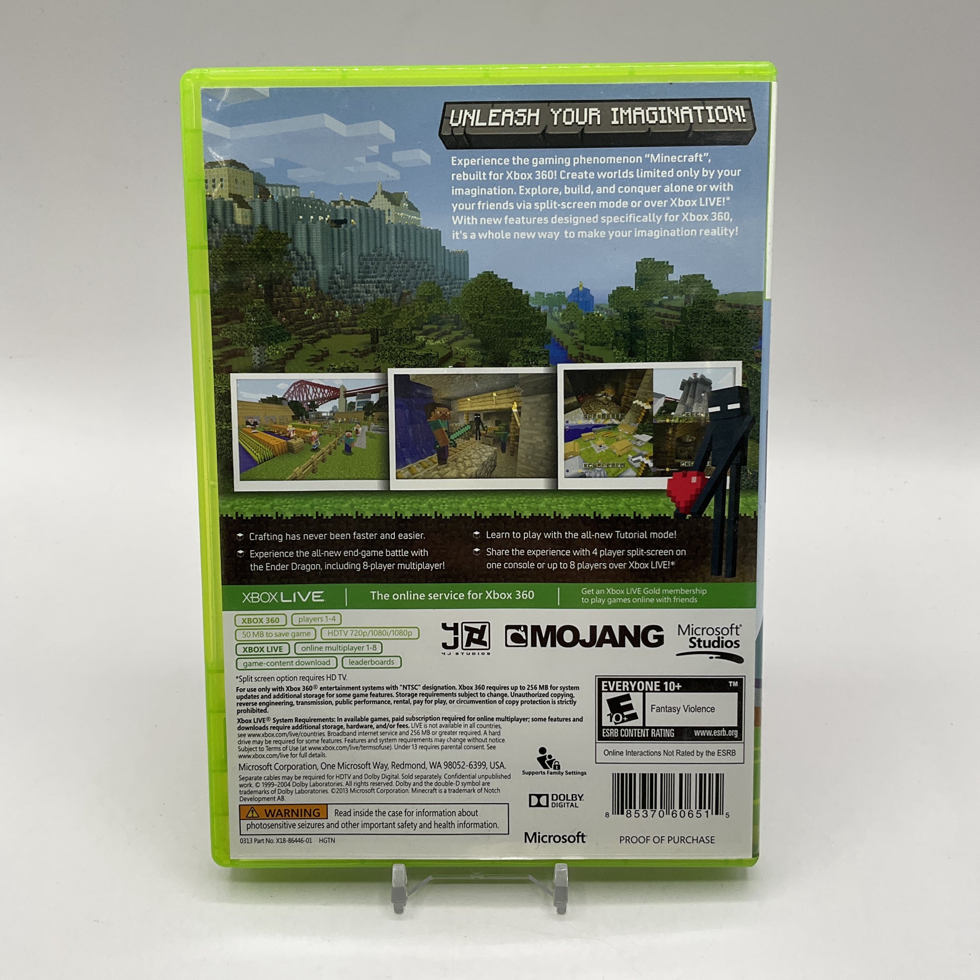Minecraft Xbox 360 Used
