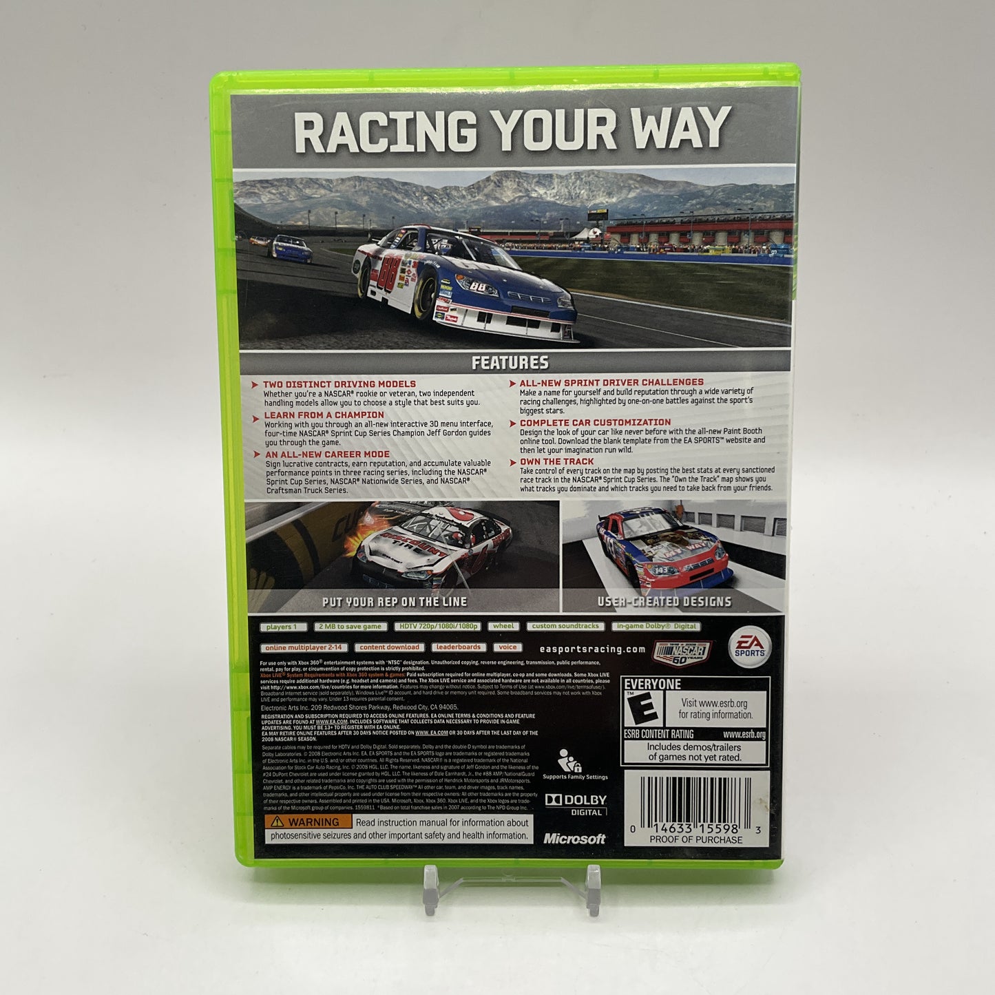 NASCAR 09 Xbox 360 Used