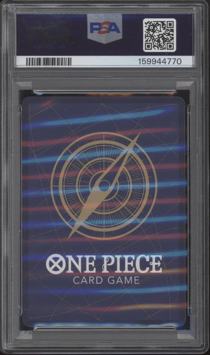 Monkey D Luffy One Piece Card Game Red Bull Double Don Participation PSA 10 #1