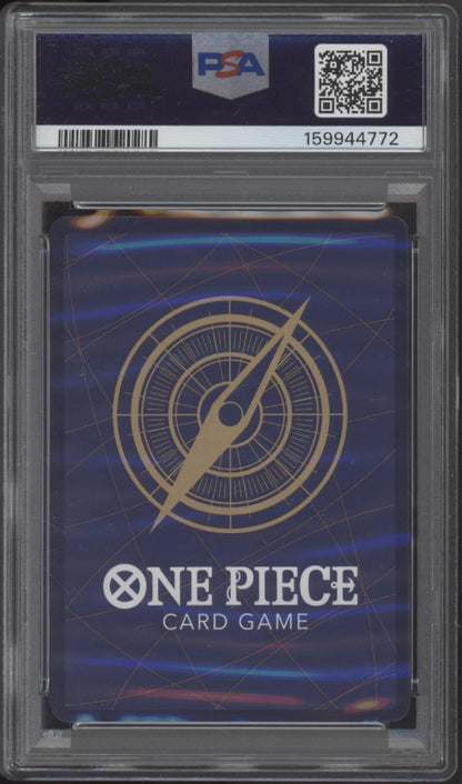 Monkey D Luffy One Piece Card Game OP13 Wanted Alternate Art #118 PSA 10