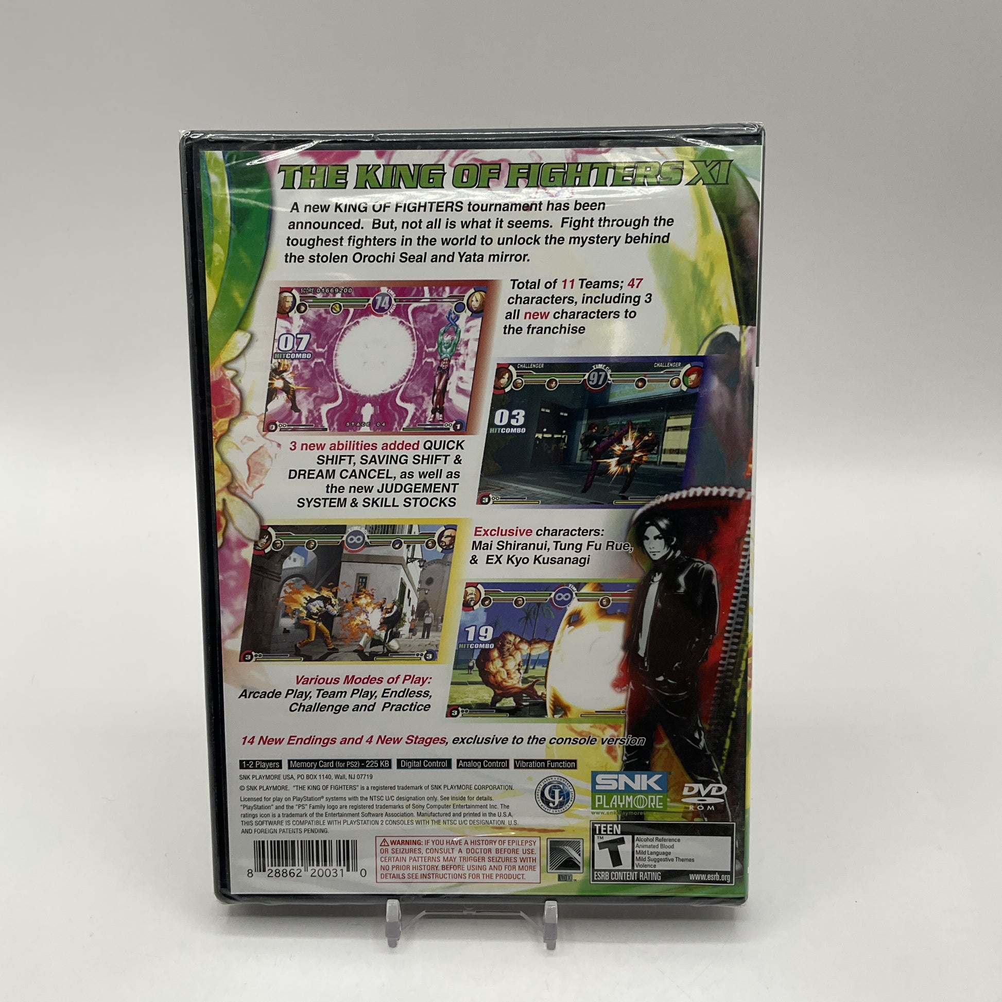 King of Fighters XI Playstation 2 Sealed